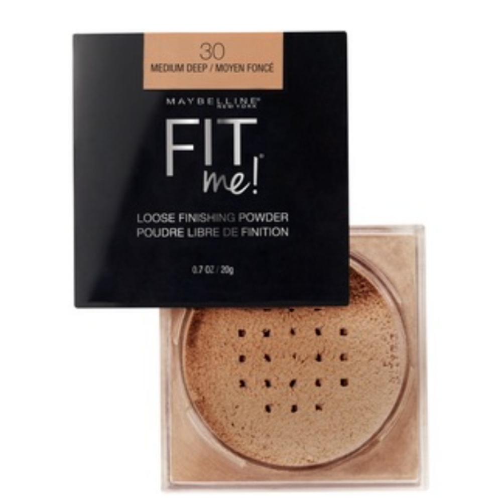 Maybelline Fit Me Loose Finishing Powder 0.7 OZ, Medium Deep